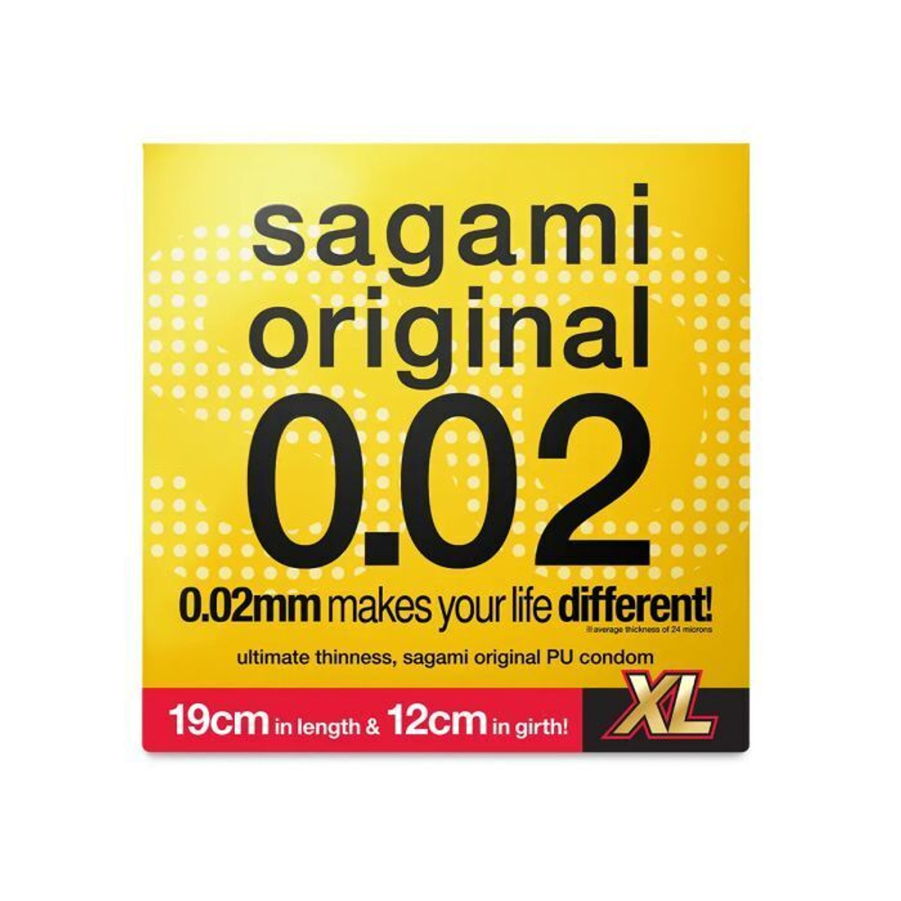 Презерватив увеличенного размера Sagami Original 0.02 XL-size - 1 шт.