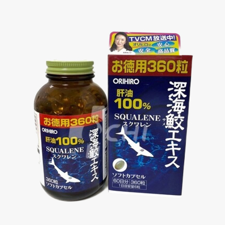 Сквален Акулы (Squalene) - экстракт печени глубоководной акулы, ORIHIRO (Япония)