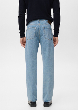 Джинсы Moby straight fit светлого цвета