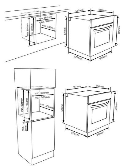 Электрический духовой шкаф Zigmund & Shtain EN 106.511 B
