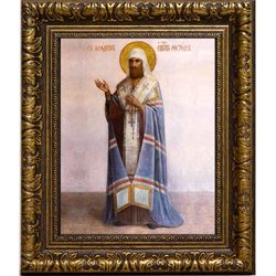 Феодор, архиепископ Ростовский, святитель. Икона на холсте.