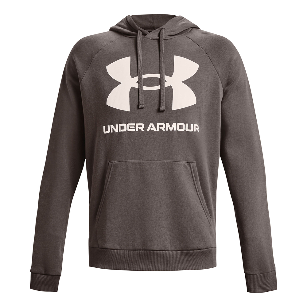 Мужская кофта теннисная Under Armour Rival Fleece Big Logo Hoody Men - Brown, White