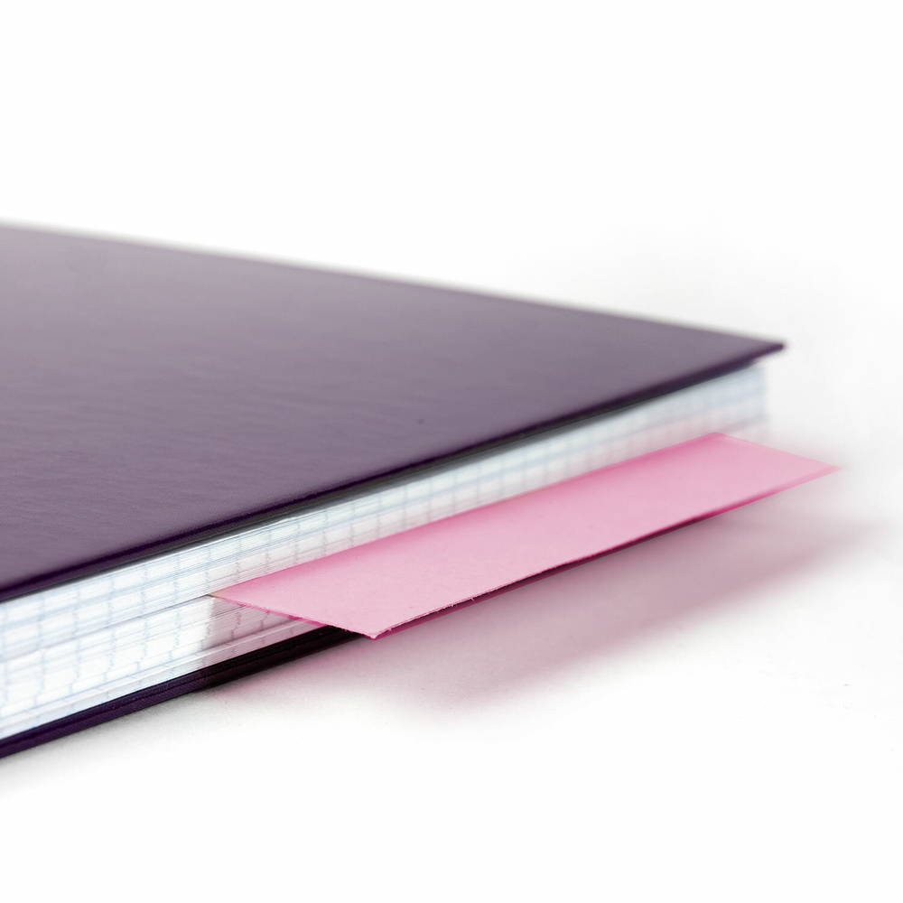 Разделитель картонный BRAUBERG, 100 листов 105х240 мм, 160 гр, розовый