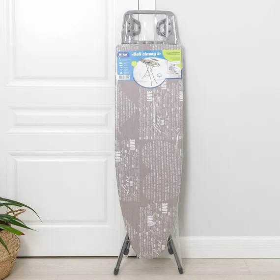 Доска гладильная Nika «Белль Классик 3», 112×34,5 см, два положения высоты 70, 80 см, европодставка МИКС