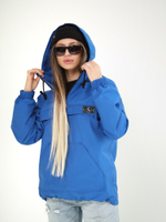 Анорак мужской без утеплителя васильковый Город Горький