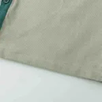 Рубашка Ymkashix Velvet Button темно-песочный / изумрудный