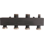 ROMMER Стальной распределительный коллектор на 2 отопительных контура 1 1/2"x1 1/2"