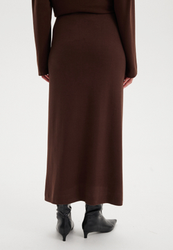 Юбка макси из трикотажа