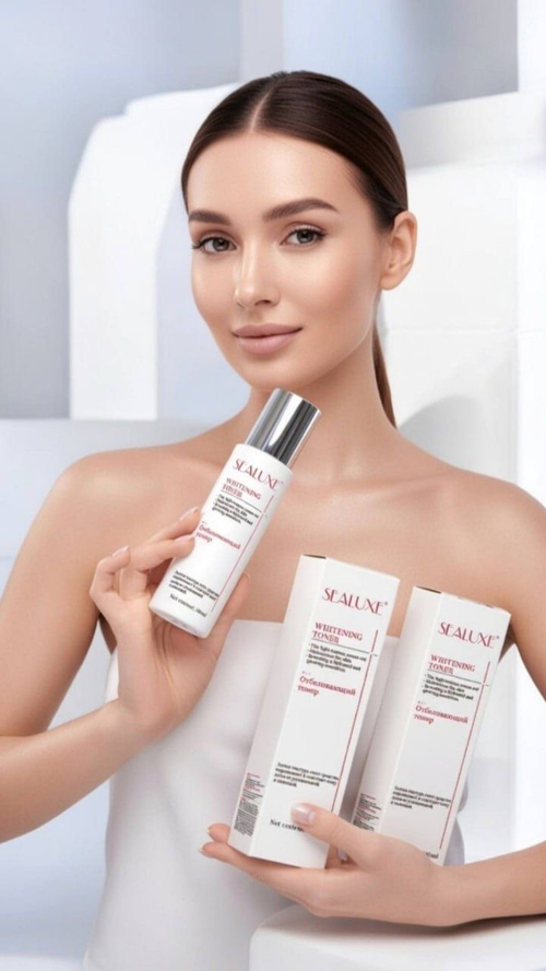 Отбеливающий тоник для лица SEALUXE, 180 мл