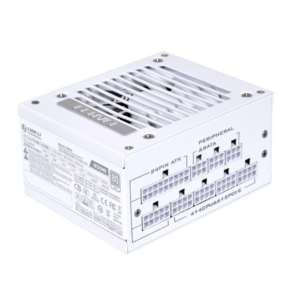 Блок питания Lian Li  850W, SP850 V2 Gold, Full Modular, 80+ GOLD, 91%, Белый, G9P.SP0850G.W000.EU