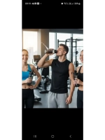 Бутылка для воды спортивная 800 мл для фитнеса.