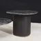 Журнальный столик JK, 60х45 см, черный мрамор