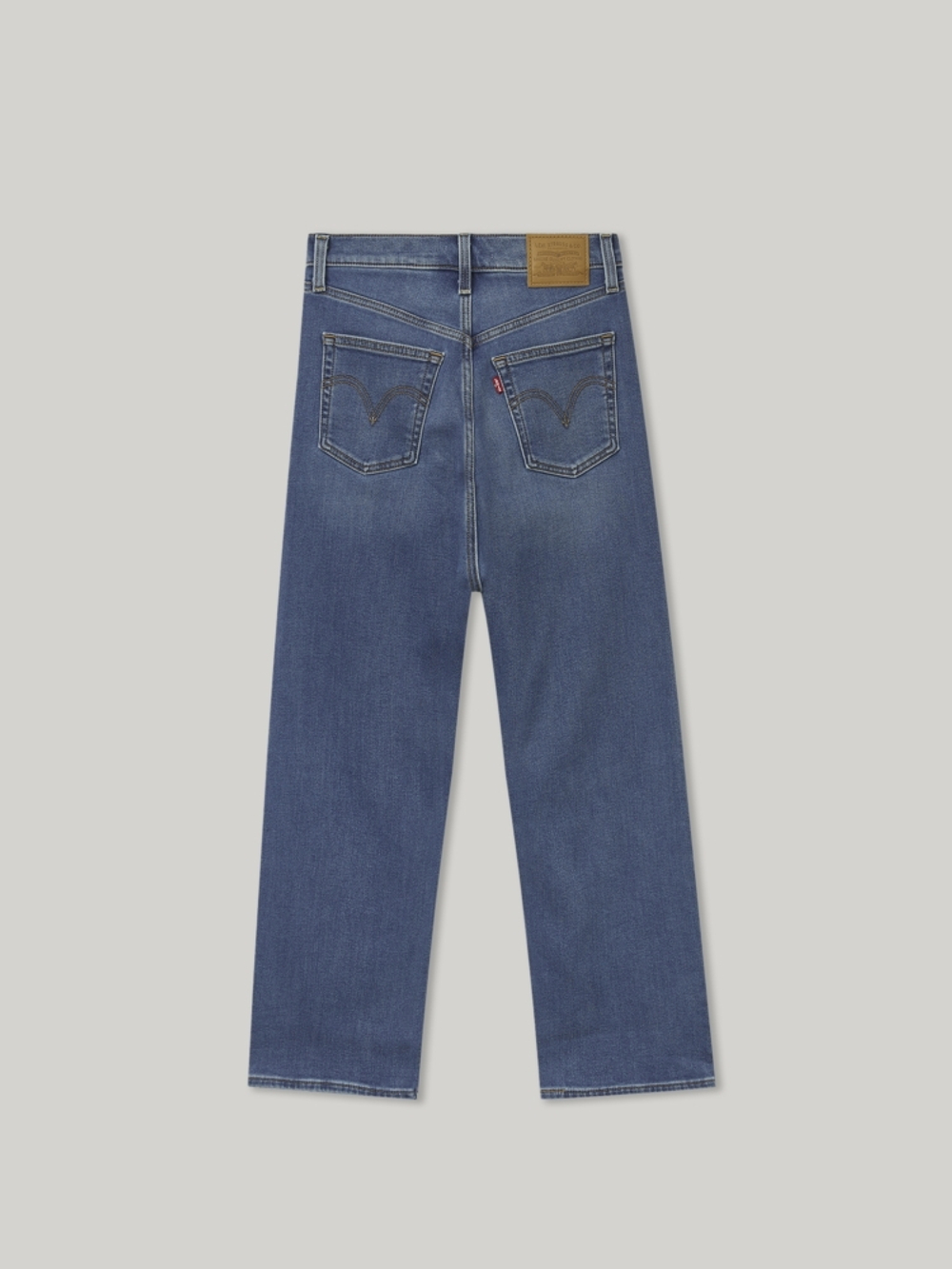 Женские прямые джинсы с завышенной талией Levi's Ribcage Straight Ankle  72693-0228, Утепленные