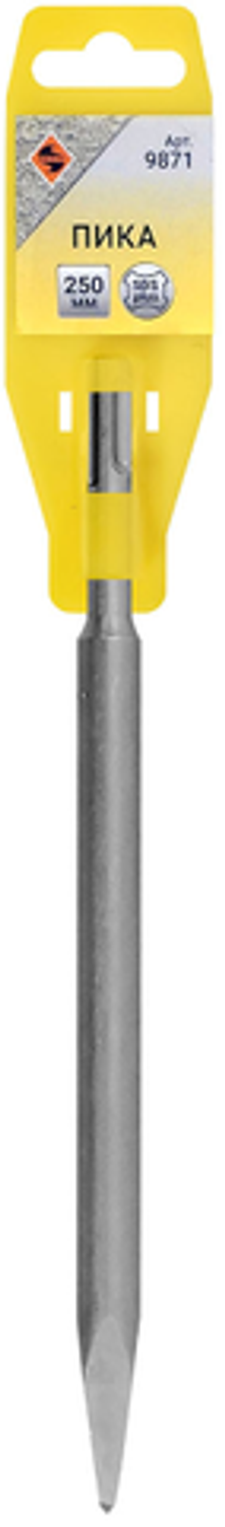 Зубило пиковое "ЭНКОР" SDS Plus L250 мм