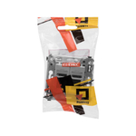 Телефонная розетка RJ-12 в стену двойная, "Avanti", "Закаленная сталь"