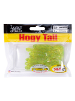 Твистеры съедобные искусственные LJ Pro Series Hogy Tail 2,5in (06.35)/S19 9 шт. в упак.