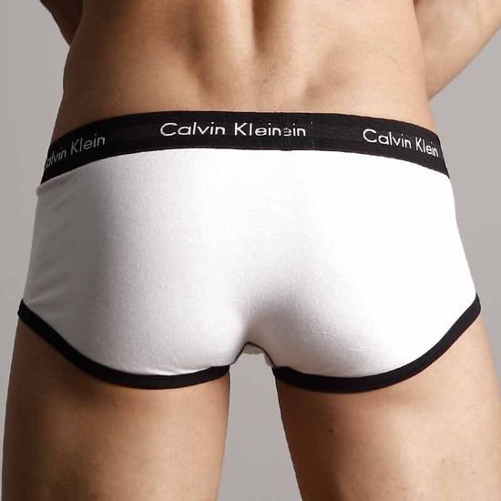 Мужские трусы брифы Calvin Klein 365 White Black Brief