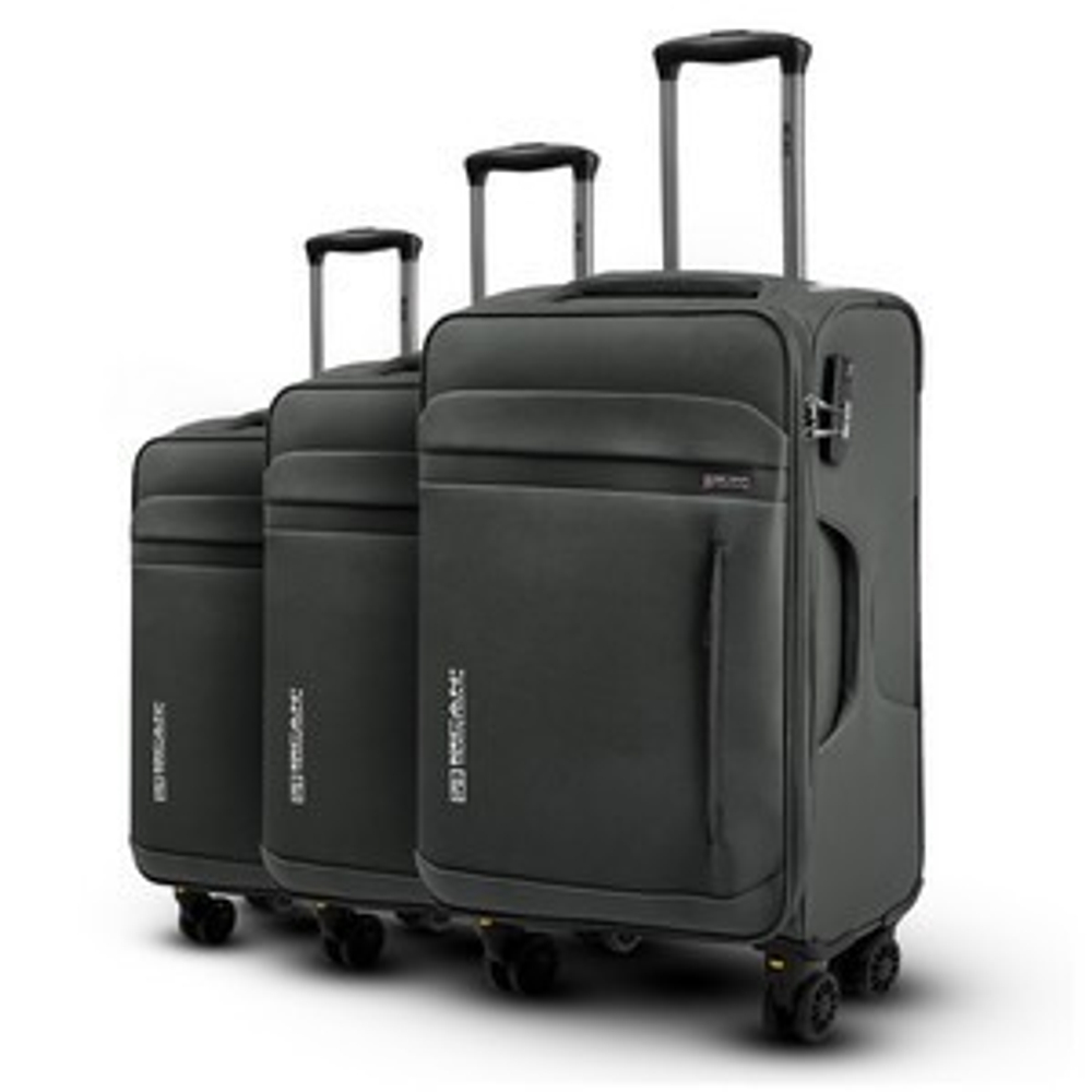 Большой чемодан Mironpan Model 125, Темно-серый, XL