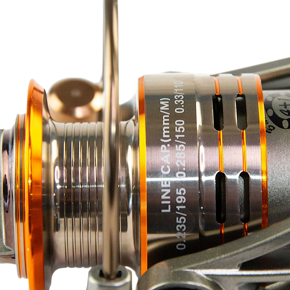 Катушка Kaida KD.GTF G002-40A 4000 bb4+1 (5.2:1) 250г 0.235/0.285/0.33мм-195/180/110м Мет.шпуля