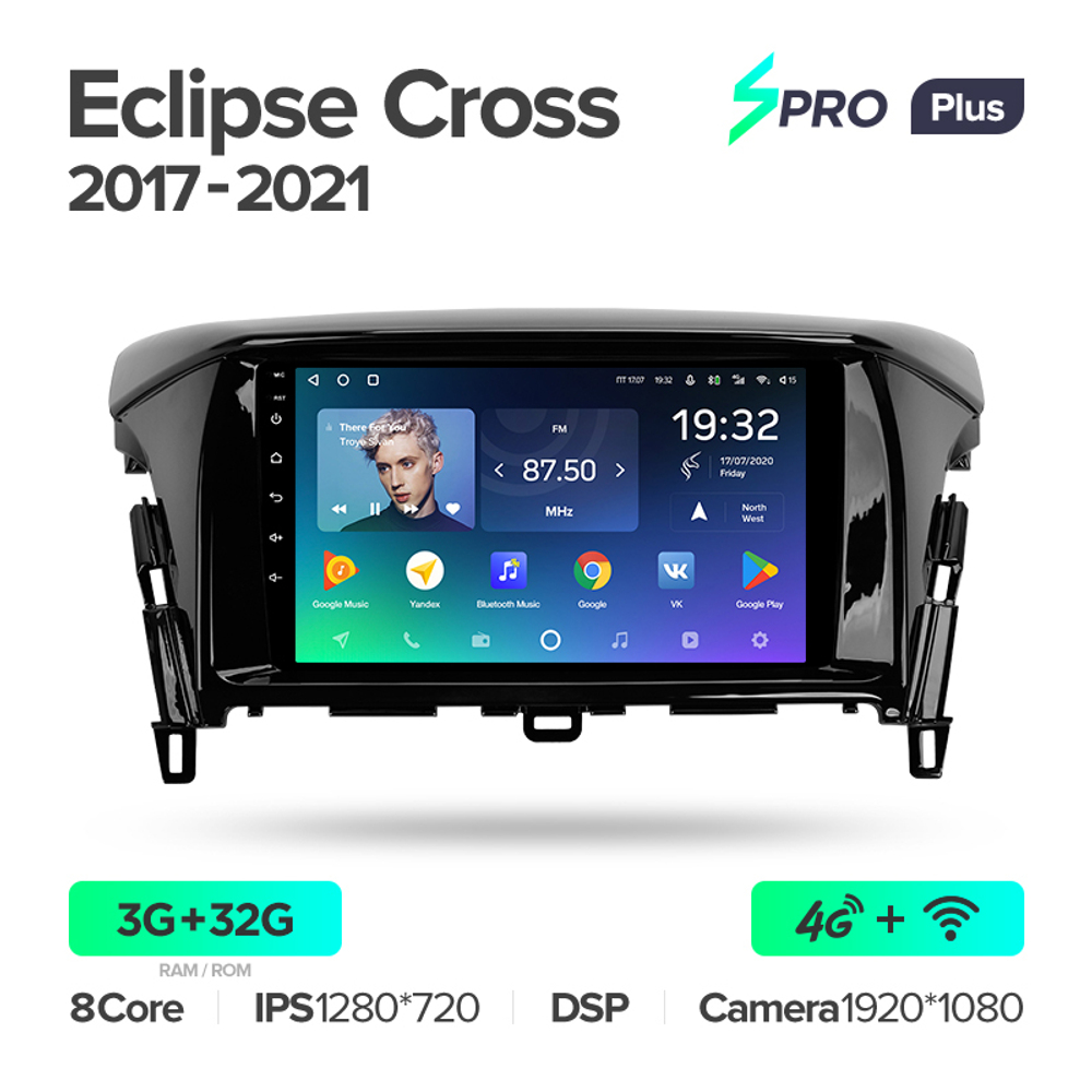 Teyes SPRO Plus 9" для Mitsubishi Eclipse Cross 1 2017-2021