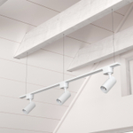 Шинопровод однофазный с питанием и заглушкой Crystal Lux CLT 0.11 01 L1000 WH