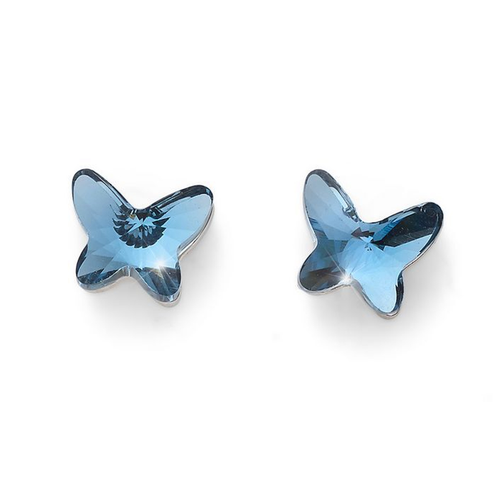 Серьги Oliver Weber Farfallina Denim Blue