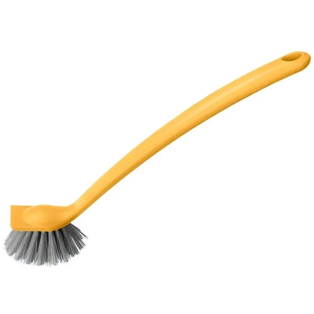 Щетка для посуды круглая (желтый)