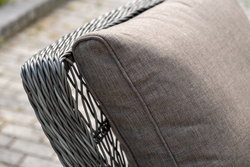 "Гранд Латте" лаунж-зона из искусственного ротанга, цвет графит