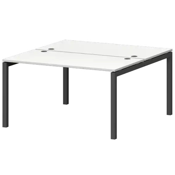 Бенч двойной на металлокаркасе СМС2-П-10К.149.Пр50  1000x1496x750 Смарт