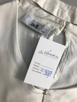 Блузка Adl приятная к телу, маркировка ХS, визуально 42 размер