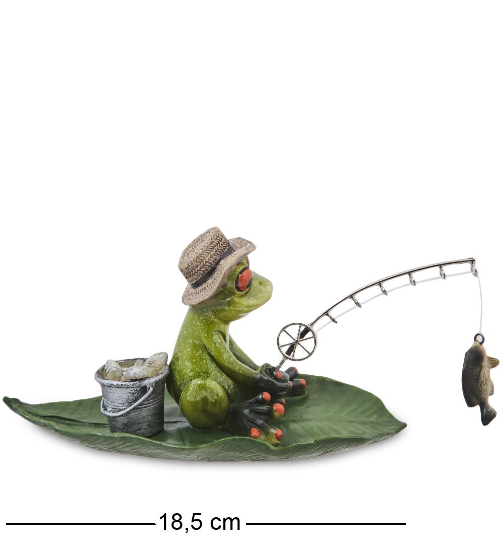 GAEM Art MN-326 Фигурка «Лягушка на рыбалке»