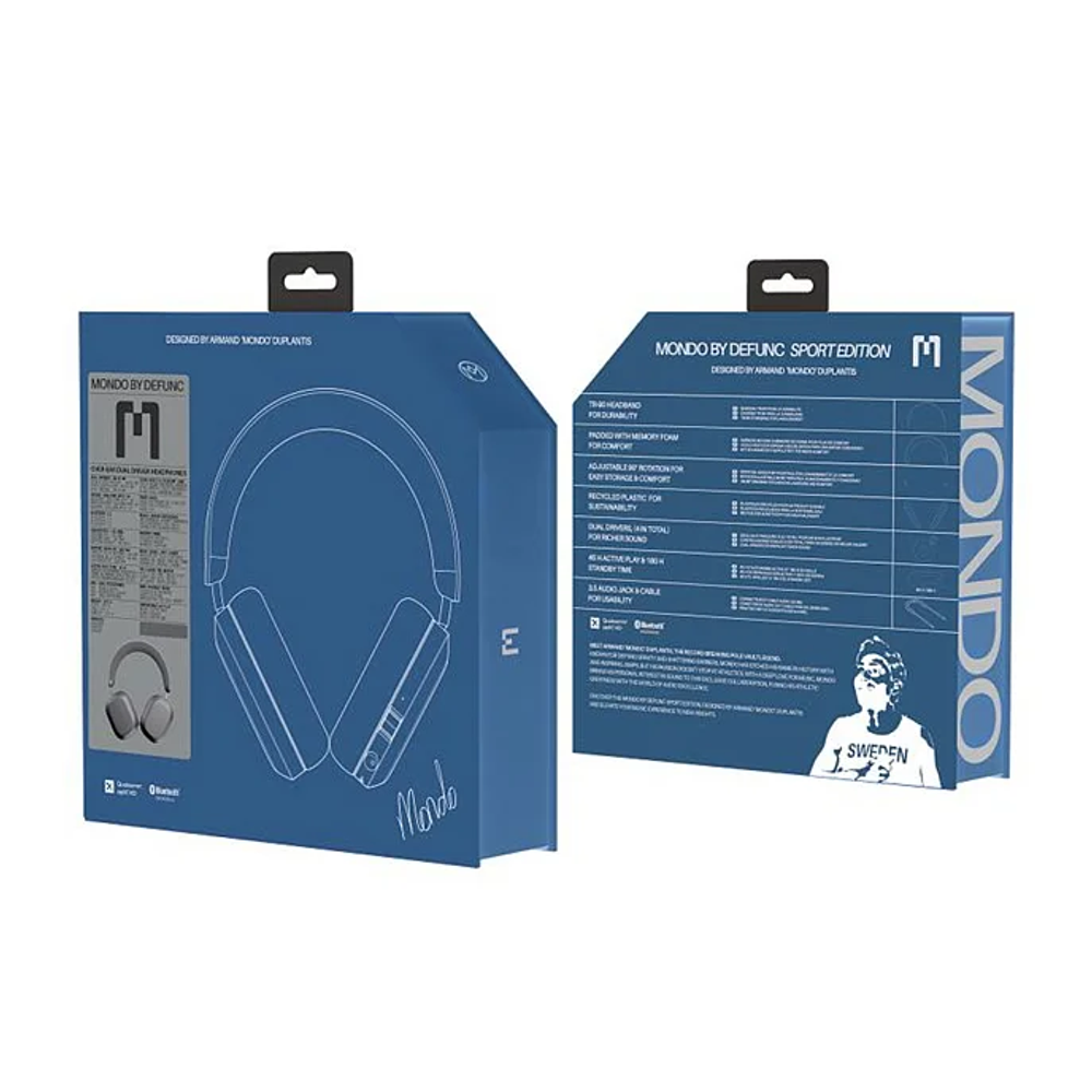 Defunc Mondo Over-Ear Sport Edition Graphite (графитовый) наушники