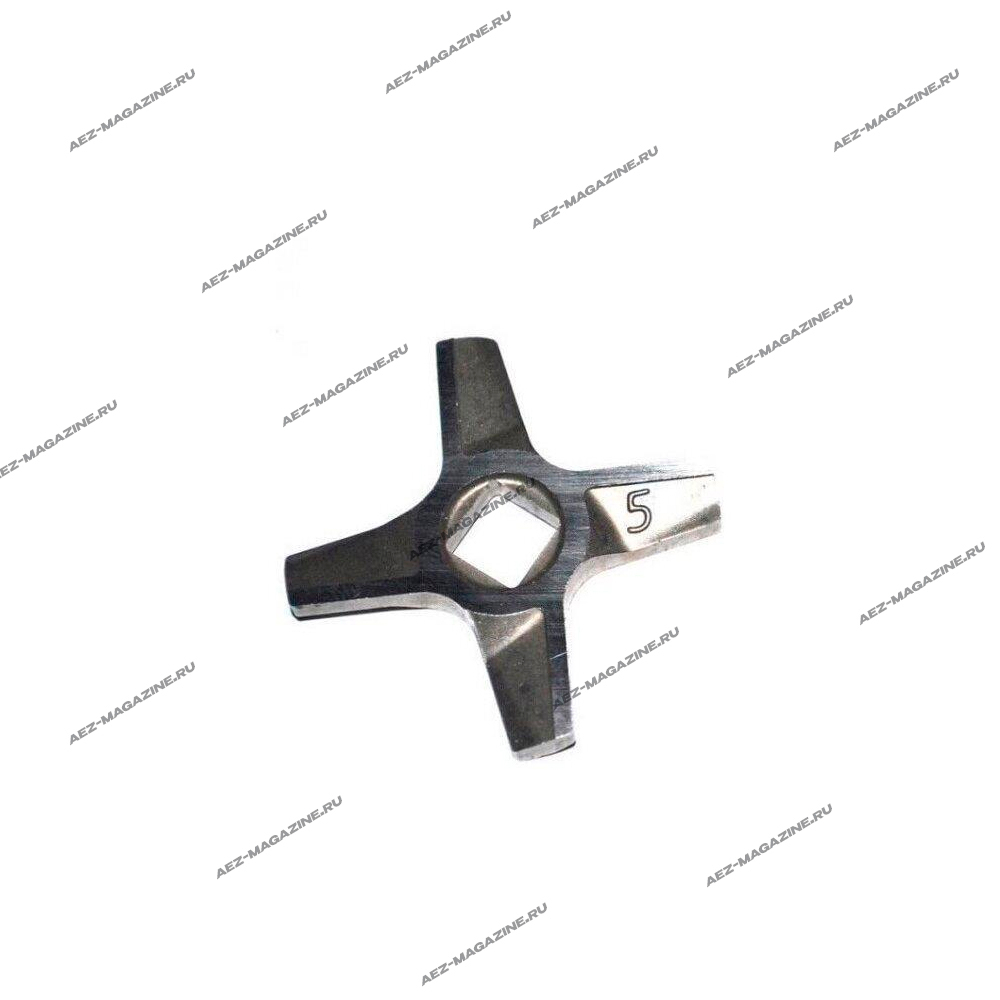 Нож для мясорубок универсальный, квадрат 9,5мм, размах 47 мм, толщина ножа 9мм, тип 2