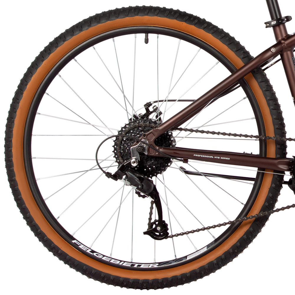 Велосипед 26" FOXX  MERIDIAN р.14" алюминий, коричневый