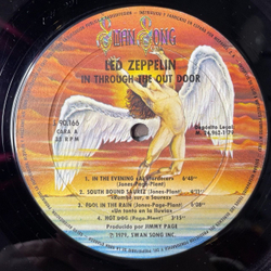 Винтажная виниловая пластинка LP Led Zeppelin In Through The Out Door (Испания 1979) F Sleeve Variant