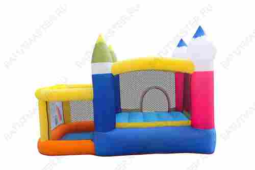 Батут для детей на дачу "Радужный замок" 3,4*3,1*2,1 м