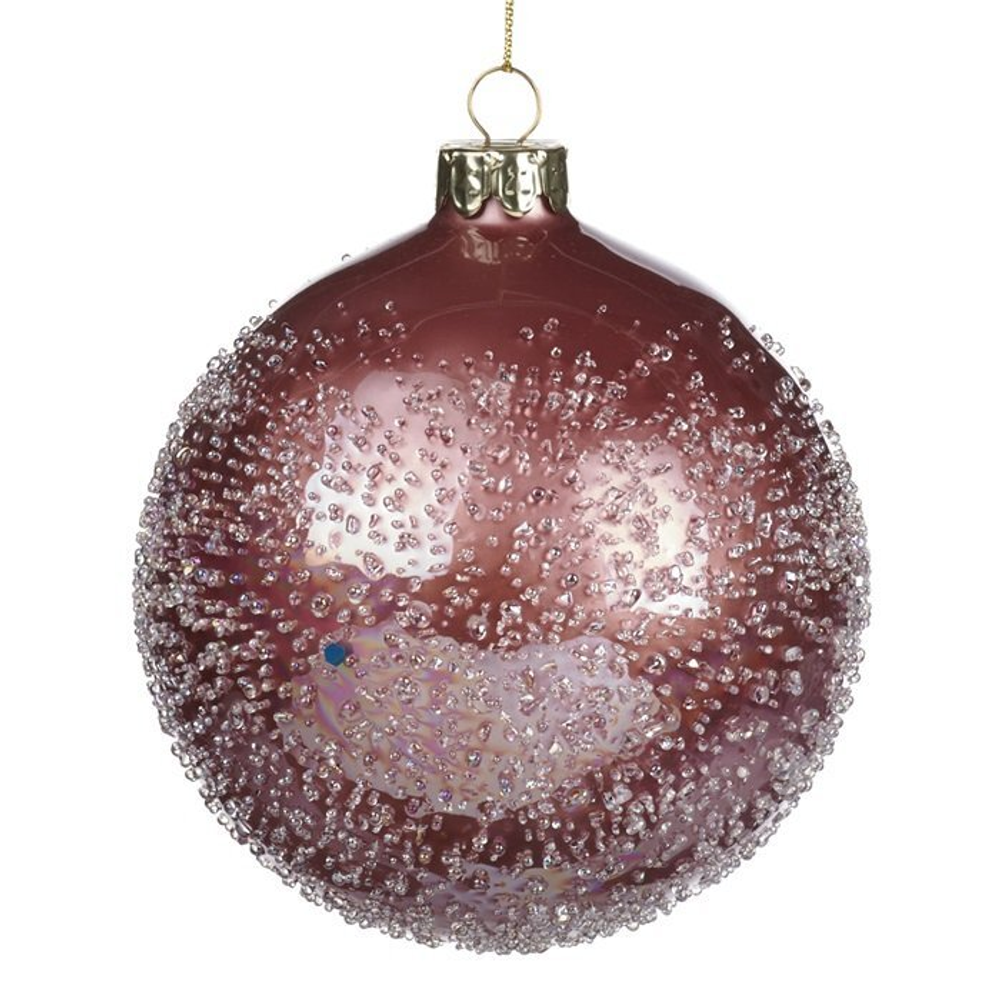 Шар 10см Goodwill Crush Ball бургунди