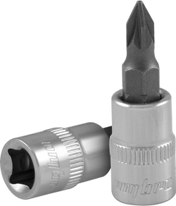 114602 Насадка торцевая 1/4"DR с вставкой-битой POZIDRIV®, PZ2