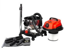 Строительный пылесос, промышленный, электрически Brait BVC-20 (1400 Вт, 20 литров, НЕРА фильтр, сухая/влажная уборка )