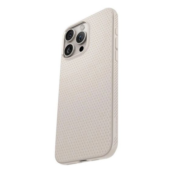 Чехол Spigen Liquid Air для iPhone 15 Pro Max (ACS07212) Natural Titanium / Серый