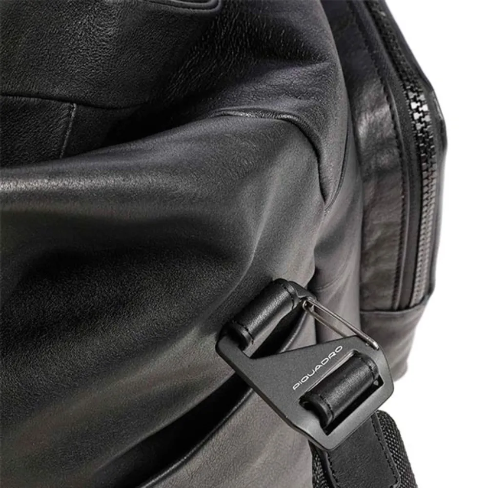 Сумка дорожная Piquadro HARPER из кожи черная (BV5740AP/N) 4
