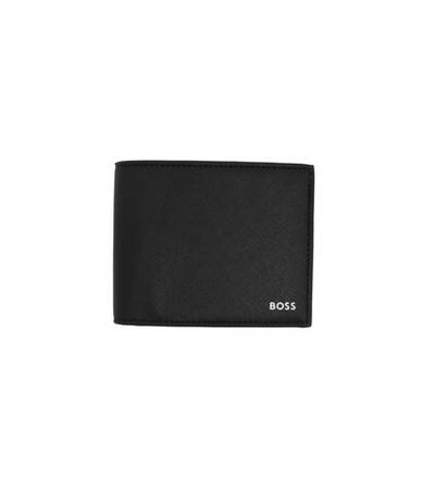 кожаный кошелек zair_trifold BOSS BLACK - черный(50485623)