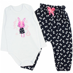 Комплект для девочки 943и/948к ап р.68 бабочки (Юлла)