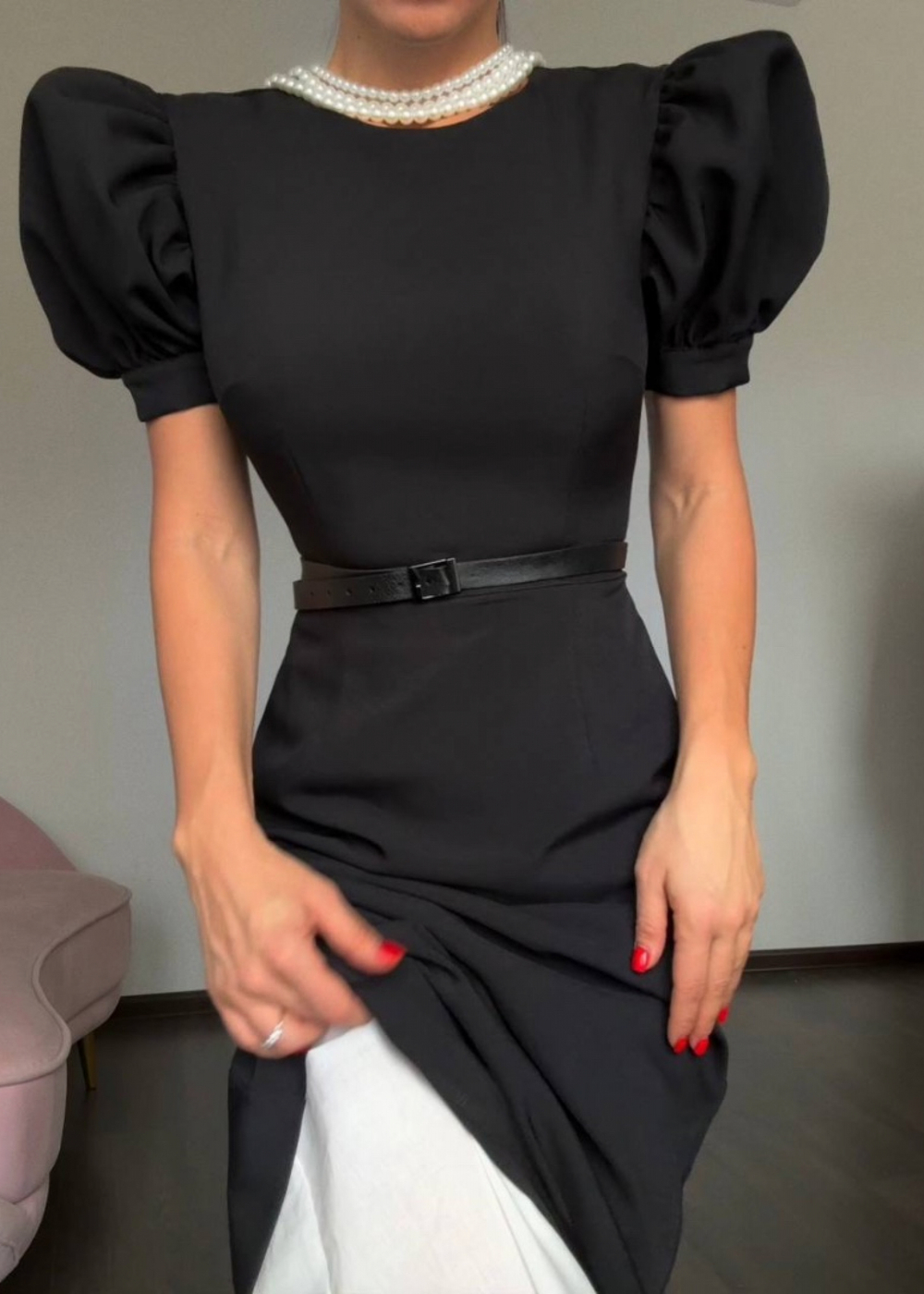 Платье Леди, Черный