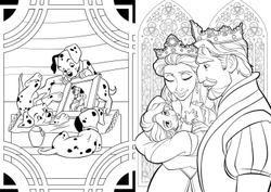 Раскраска по номерам 300 coloriages Disney - Volume 2, 320 стр.