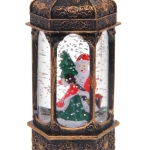 Сувенир с подсветкой «Сказочный мир - Дед Мороз» 6,4*14,5 см, Бронза (работает от батареек LR44*3)