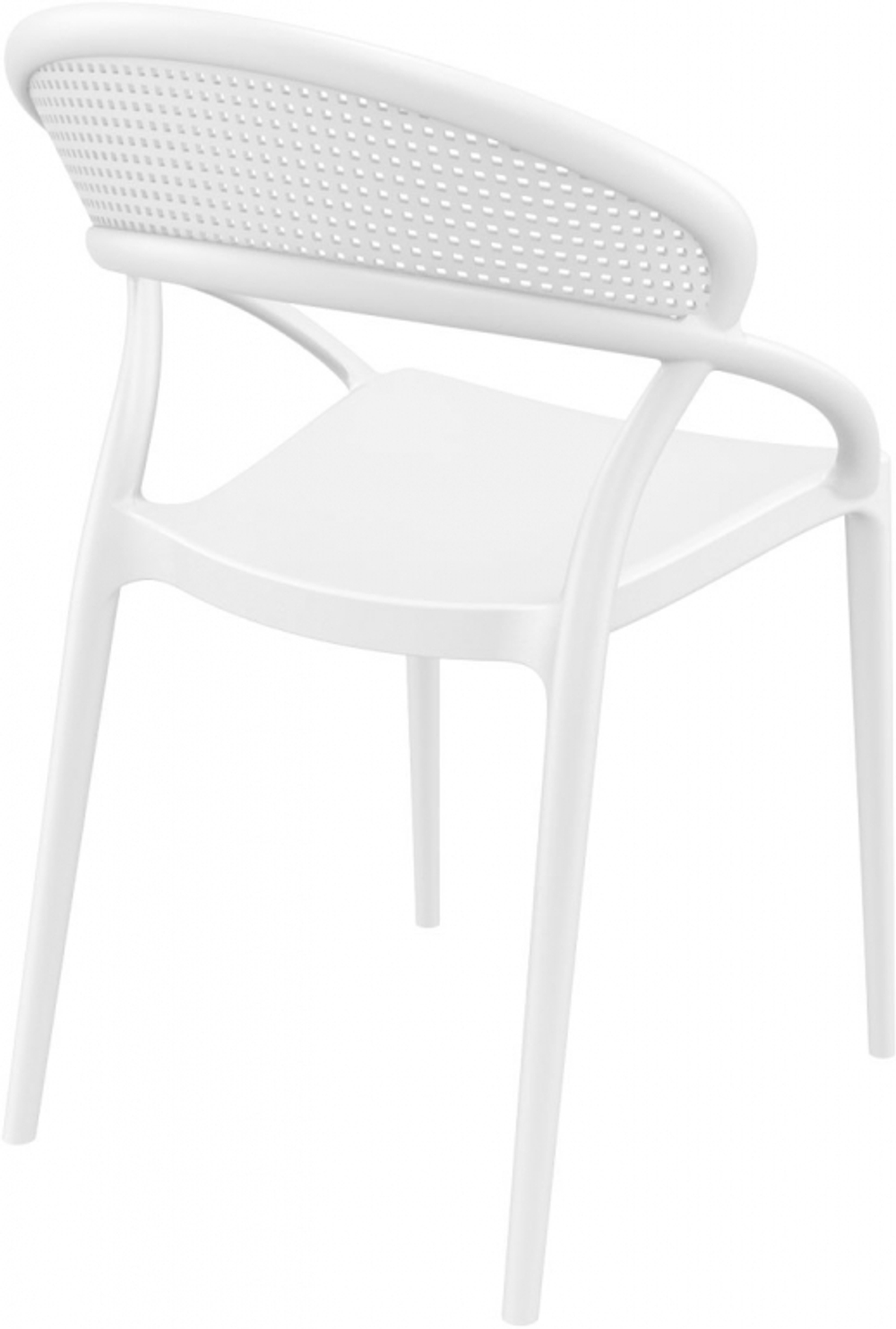 Кресло пластиковое Siesta Contract Sunset, белый