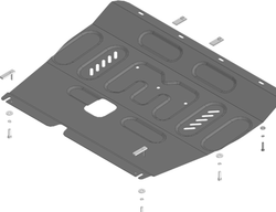 Защита MOTODOR для Mitsubishi Outlander 2022-2024 арт.71305
