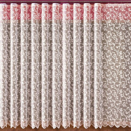 Занавеска "Ф. ЗАВИТКИ" на шторной ленте, цвет кремовый, Польша.