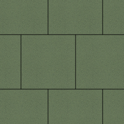 Тротуарная плитка КВАДРАТ 400х400 мм - Стандарт Зеленый